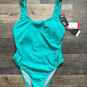 Speedo Women's One-Piece Teal Bathing Suit Size 10 NWT